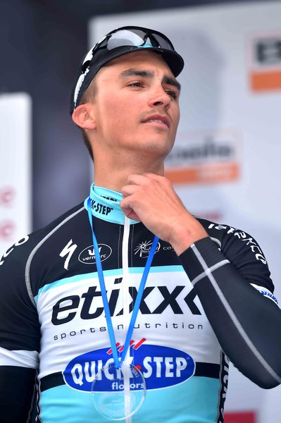 Liege - Bastogne - Liege - Cycling: 101th Liege - Bastogne - Liege 2015
Podium / ALAPHILIPPE Julian (FRA) Celebration Joie Vreugde / 
Liege - Liege (Ans) 253Km / 
LBL Bastenaken © Tim De Waele
