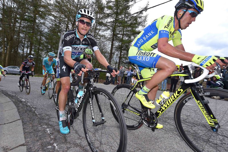 Liege - Bastogne - Liege - Cycling: 101th Liege - Bastogne - Liege 2015
ALAPHILIPPE Julian (FRA)/ KISERLOVSKI Robert (CRO)/ 
Liege - Liege (Ans) 253Km/ 
Luik - Bastenaken LBL /© Tim De Waele
