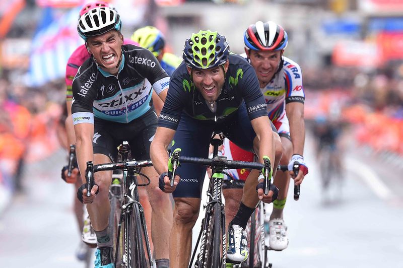 Liege - Bastogne - Liege - Cycling: 101th Liege - Bastogne - Liege 2015
Arrival Sprint / VALVERDE Alejandro (ESP)/ ALAPHILIPPE Julian (FRA)/ RODRIGUEZ Joaquim (ESP)/ COSTA Rui (POR)/ 
Liege - Liege (Ans) 253Km / 
LBL Bastenaken © Tim De Waele
