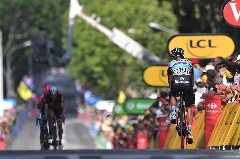 Tour de France - stage 16 - Cycling: 102nd Tour de France / Stage 16 
Arrival / GOLAS Michal (POL)/ 
Bourg De Peage - Gap (201Km)/ 
Ronde van Frankrijk TDF / Etape Rit / ©Tim De Waele
