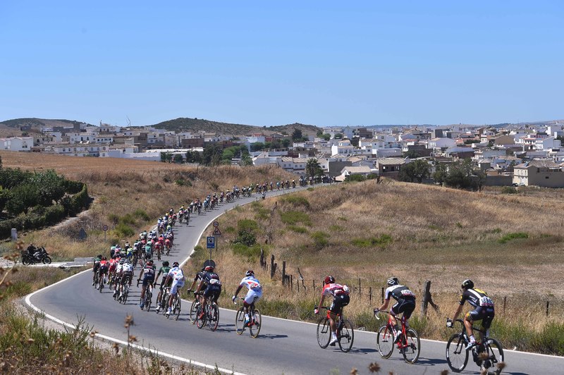 Vuelta a España - stage 4 - Cycling: 70th Tour of Spain 2015 / Stage 4
Illustration Illustratie/ Peloton Peleton/ Landscape Paysage/ Country/ City Village/
Estepona - Vejer de la Frontera (209.6Km)/
Vuelta Tour d'Espagne Ronde van Spanje / Etape Rit /(c) Tim De Waele