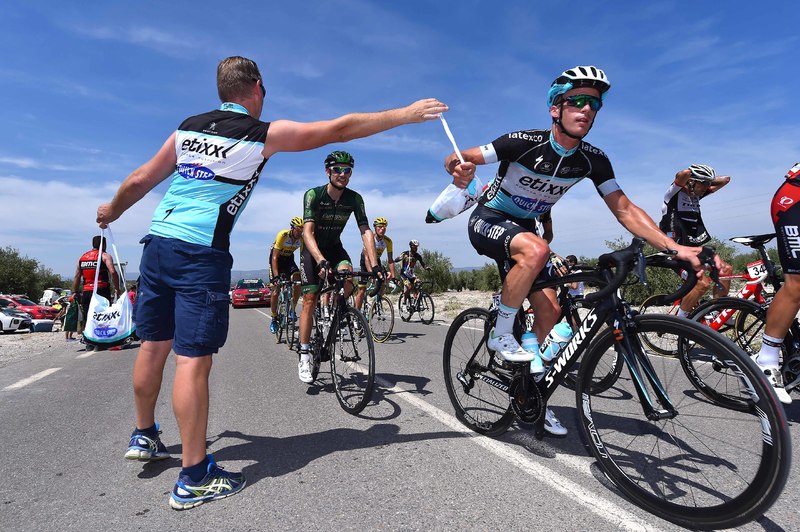 Vuelta a España - stage 6 - Cycling: 70th Tour of Spain 2015 / Stage 6
KEISSE Iljo (BEL)/  Ravitaillement Bevoorrading/
Cordoba - Sierra de Cazorla (200,3Km)
Rit Etappe / Vuelta Tour d'Espagne Ronde van Spanje /(c)Tim De Waele 