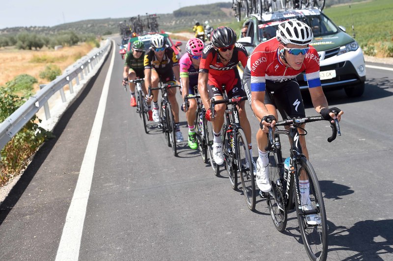 Vuelta a España - stage 6 - Cycling: 70th Tour of Spain 2015 / Stage 6 
TERPSTRA Niki (NED)/ GAUTIER Cyril (FRA)/ 
Cordoba - Sierra de Cazorla 930m (200,3km)/ 
Rit Etape / Vuelta Tour d'Espagne Ronde van Spanje /(c)Tim De Waele 