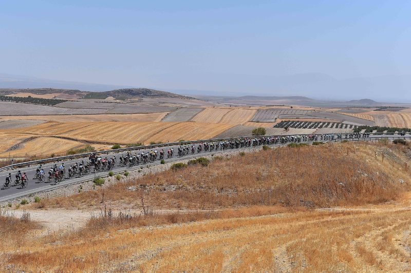 Vuelta a España - stage 7 - Cycling: 70th Tour of Spain 2015 / Stage 7
Illustration Illustratie/ Peloton Peleton/ Landscape Paysage/ 
Jodar-La Alpujarra (191.1Km)/ 
Rit Etappe / Vuelta Tour d'Espagne Ronde van Spanje /(c)Tim De Waele 