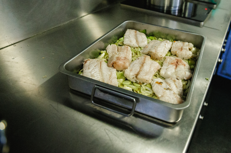 In the kitchen @ La Vuelta - Stage 6: Cordoba - Sierra de Cazorla, 200.3 KM Photo: Iri Greco / BrakeThrough Media