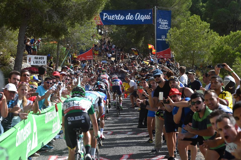 Vuelta a España - stage 8 - Cycling: 70th Tour of Spain 2015 / Stage 8
Illustration Illustratie/ Peloton Peleton/ Landscape Paysage/ Public Spectators/ Fans Supporter/ 
Puebla de Don Fadrique - Murcia (182,5Km)
Rit Etappe / Vuelta Tour d'Espagne Ronde van Spanje /(c)Tim De Waele 