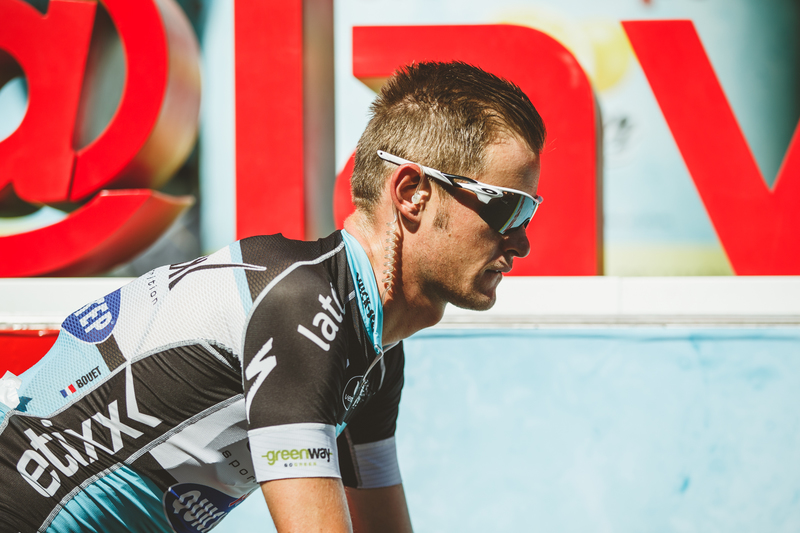 Etixx - Quick-Step animating La Vuelta - Stage 6: Cordoba - Sierra de Cazorla 200.3 km Photo: Jim Fryer / BrakeThrough Media