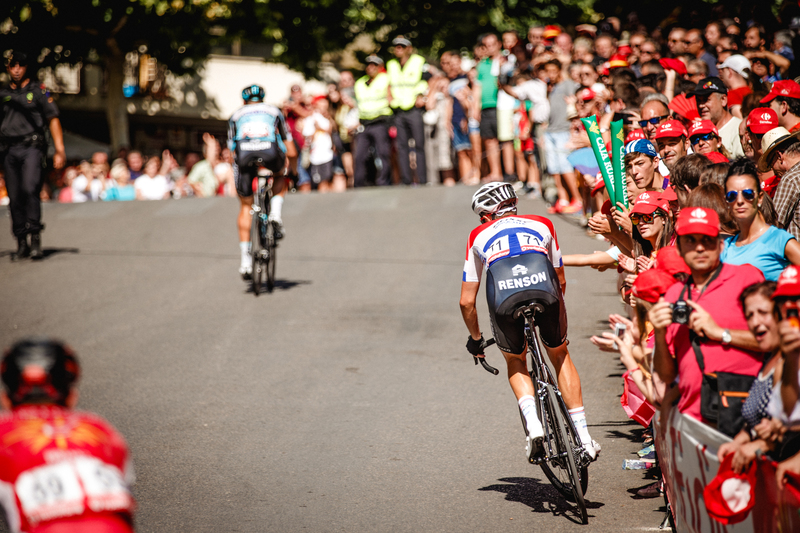 Etixx - Quick-Step animating La Vuelta - Stage 6: Cordoba - Sierra de Cazorla, 200.3 KM Photo: Iri Greco / BrakeThrough Media