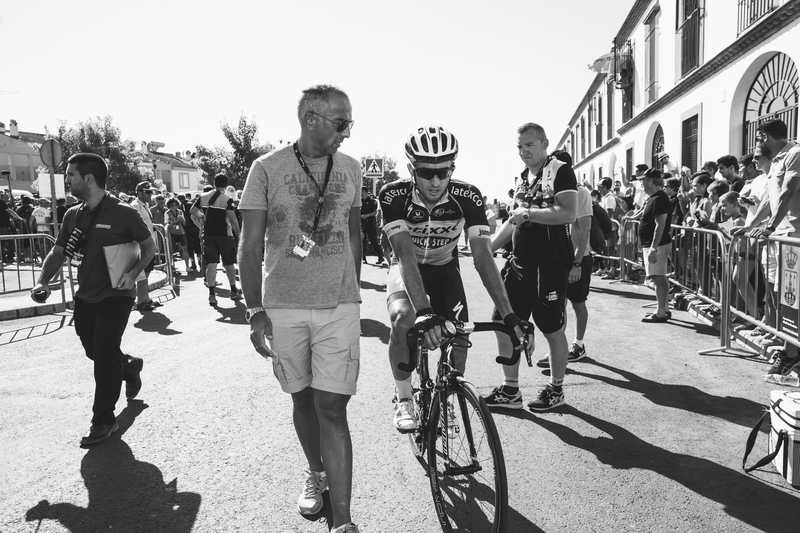 Etixx - Quick-Step animating La Vuelta - Stage 5: Rota - Alcala de Guadaira, 167.3 KM Photo: Iri Greco / BrakeThrough Media