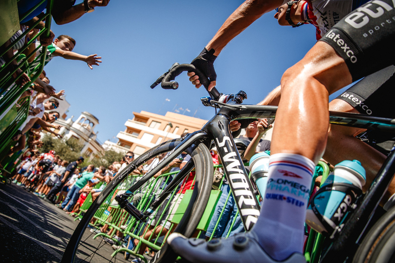 Etixx - Quick-Step animating La Vuelta - Stage 6: Cordoba - Sierra de Cazorla, 200.3 KM Photo: Iri Greco / BrakeThrough Media