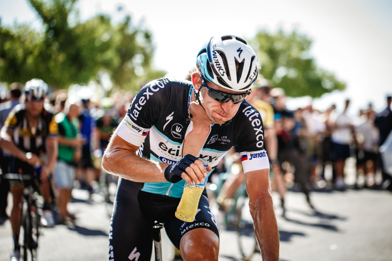 Etixx - Quick-Step animating La Vuelta - Stage 5: Rota - Alcala de Guadaira, 167.3 KM Photo: Iri Greco / BrakeThrough Media
