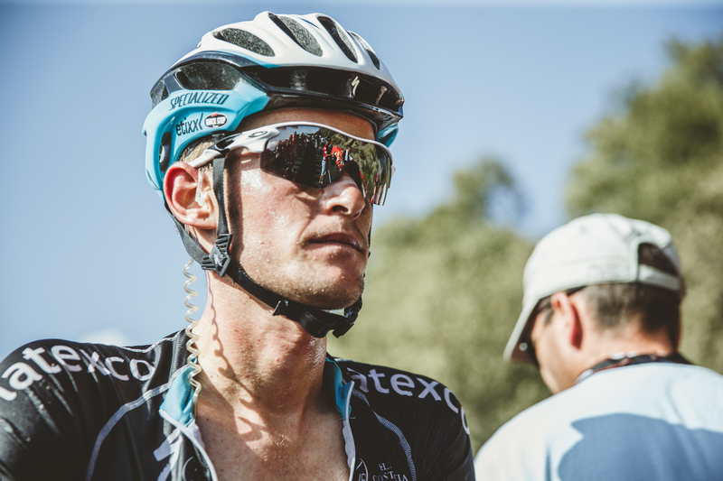 Etixx - Quick-Step animating La Vuelta - Stage 7: Jodar - La Alpujarra 191.1 km Photo: Jim Fryer / BrakeThrough Media