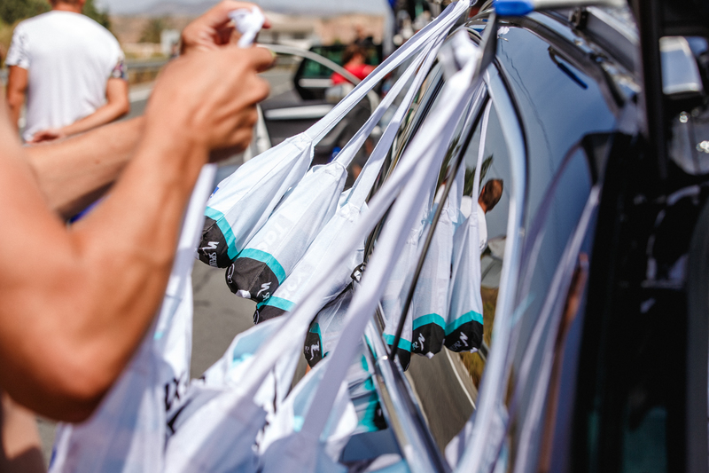 Soigneurs @ La Vuelta - Stage 8: Puebla de Don Fadrique - Murcia, 182.5 KM Photo: Iri Greco / BrakeThrough Media