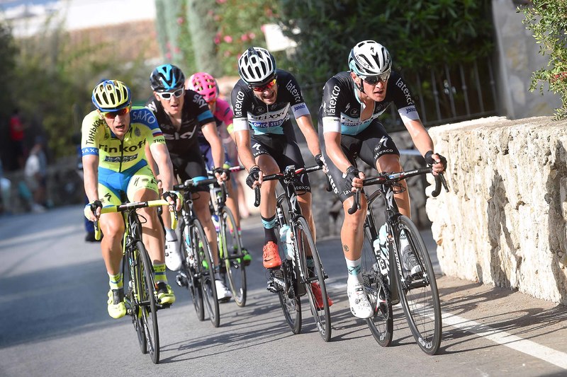 Vuelta a España - stage 9 - Cycling: 70th Tour of Spain 2015 / Stage 9
BRUTT Pavel (RUS)/ BOUET Maxime (FRA)/ SERRY Pieter (BEL)/ THOMAS Geraint (GBR)/ 
Torrevieja - Cumbre del sol. Benitachell (168.3Km)
Rit Etappe / Vuelta Tour d'Espagne Ronde van Spanje /(c)Tim De Waele 