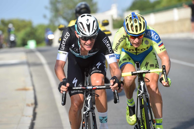 Vuelta a España - stage 9 - Cycling: 70th Tour of Spain 2015 / Stage 9
BOUET Maxime (FRA)/ BRUTT Pavel (RUS)/ 
Torrevieja - Cumbre del sol. Benitachell (168.3Km)
Rit Etappe / Vuelta Tour d'Espagne Ronde van Spanje /(c)Tim De Waele 