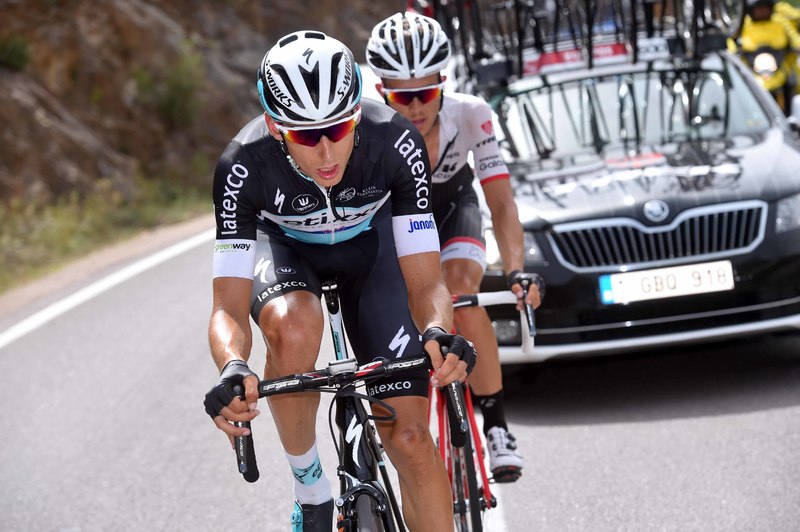 Vuelta a España - stage 10 - Cycling: 70th Tour of Spain 2015 / Stage 10
VERONA Carlos (ESP)/ ZOIDL Riccardo (AUT)/  Escape
Valencia - Borja (146,6Km)
Rit Etappe / Vuelta Tour d'Espagne Ronde van Spanje /(c)Tim De Waele 