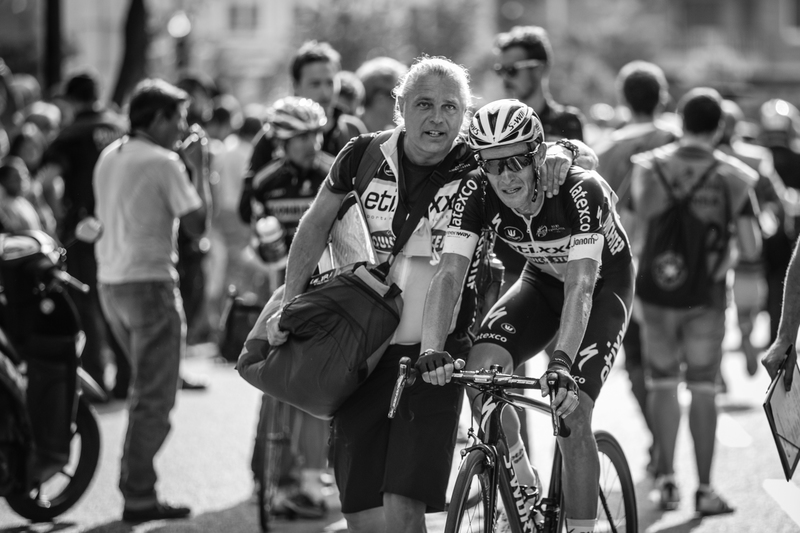 Etixx - Quick-Step keeps animating Vuelta - Stage 12: Andorra - Lleida 173 km Photo: Jim Fryer / BrakeThrough Media