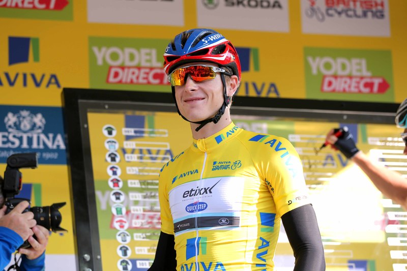 Tour of Britain - stage 3 - Cycling: 12th Tour of Britain 2015/ Stage 3
VAKOC Petr (CZE) Yellow Leader Jersey/ 
Cockermouth - Floors Castle. Kelso (216Km)/
Rit Etape / Tour of Britain /(c)Tim De Waele 