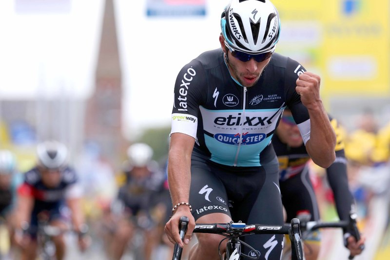 Tour of Britain - stage 4 - Cycling: 12th Tour of Britain 2015/ Stage 4
Arrival/ GAVIRIA Fernando (Col)/ Celebration Joie Vreugde/ 
Edinburgh - Blyth (217.4Km)/
Rit Etape / Tour of Britain / (c)Tim De Waele 