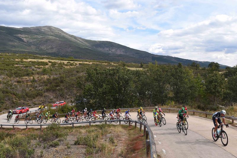 Vuelta a España - stage 18 - Cycling: 70th Tour of Spain 2015 / Stage 18
Illustration Illustratie / Peleton Peloton/ Landscape Paysage Landschap / Mountains Montagnes Bergen / 
Roa-Riaza (204Km)/ 
Rit Etape / Vuelta Tour d'Espagne Ronde van Spanje /(c)Tim De Waele 