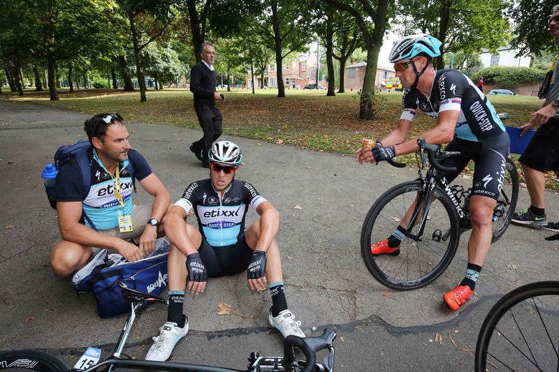 Tour of Britain - stage 6 - Cycling: 12th Tour of Britain 2015/ Stage 6
Arrival/ TRENTIN  Matteo (Ita) Celebration Joie Vreugde / 
Stoke-on-Trent - Nottingham (192.7Km)/
Rit Etape / Tour of Britain / (c)Tim De Waele 