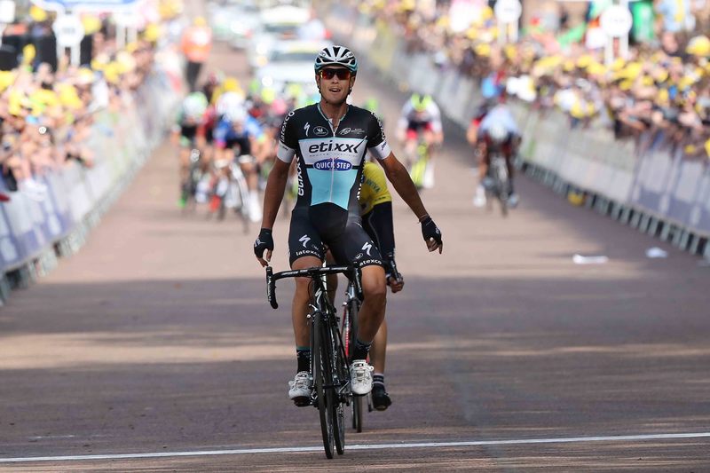 Tour of Britain - stage 6 - Cycling: 12th Tour of Britain 2015/ Stage 6
Arrival/ TRENTIN  Matteo (Ita) Celebration Joie Vreugde / 
Stoke-on-Trent - Nottingham (192.7Km)/
Rit Etape / Tour of Britain / (c)Tim De Waele 