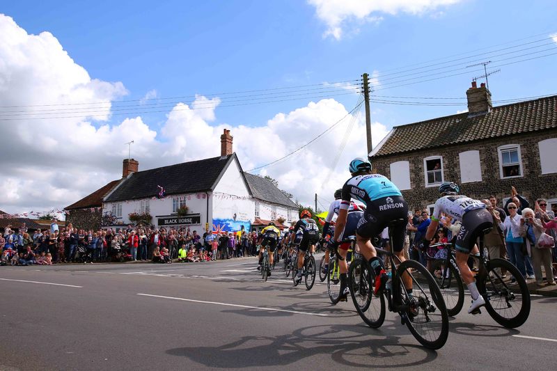 Tour of Britain - stage 7 - Cycling: 12th Tour of Britain 2015/ Stage 7
Illustration Illustratie / Peleton Peloton / Landscape Paysage/ 	City Ville Stad /  
Fakenham - Ipswich (227.4Km)/
Rit Etape / Tour of Britain / (c)Tim De Waele 