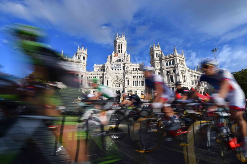 Vuelta a España - stage 21 - Cycling: 70th Tour of Spain 2015 / Stage 21
Illustration Illustratie / Peleton Peloton / MADRID City ville Landscape Paysage Landschap /
Alcala de Henares - Madrid  (98,8km)/ 
Rit Etape / Vuelta Tour d'Espagne Ronde van Spanje /(c)Tim De Waele 