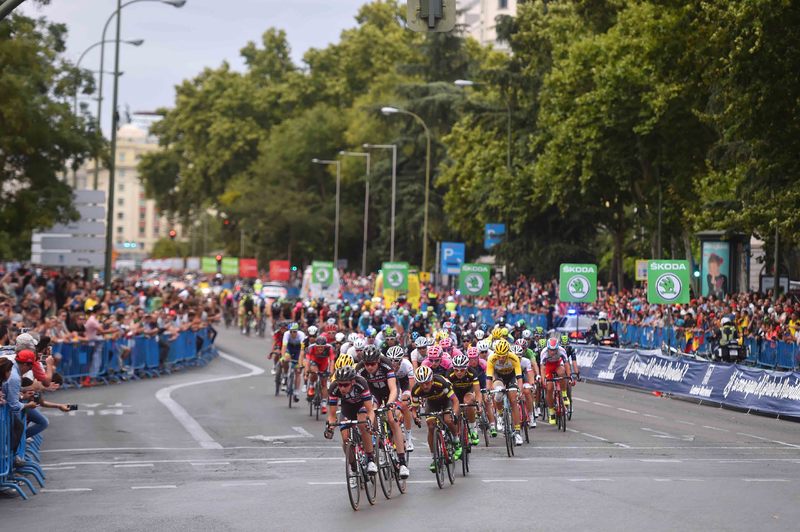 Vuelta a España - stage 21 - Cycling: 70th Tour of Spain 2015 / Stage 21
Illustration Illustratie / Peleton Peloton / MADRID City ville Landscape Paysage Landschap /
Alcala de Henares - Madrid  (98,8km)/ 
Rit Etape / Vuelta Tour d'Espagne Ronde van Spanje /(c)Tim De Waele 
