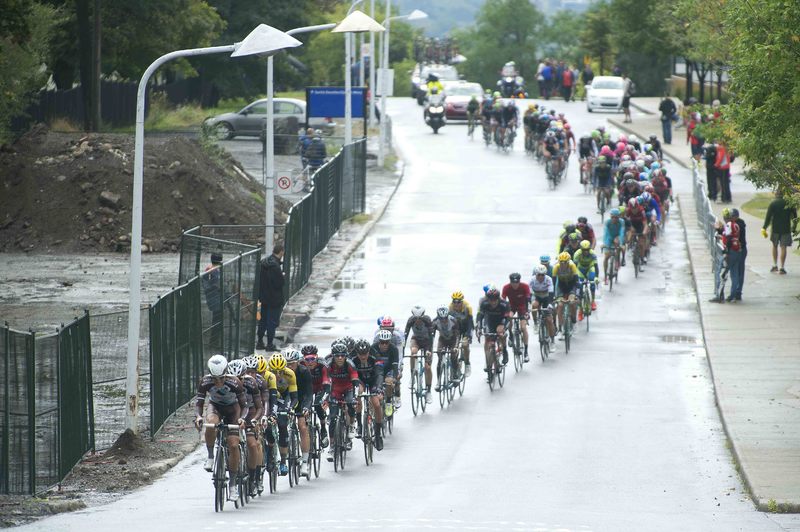 Grand Prix Cycliste de Montreal - Cycling: 6th Grand Prix Cycliste de Montreal 2015
Illustration Illustratie/ Peloton Peleton/ Landscape Paysage/ Montreal City Ville Stad / Rain Pluie Regen/ 
Montreal- Montreal (205.7Km)/
Grand Prix Montreal/ (c) Tim De Waele