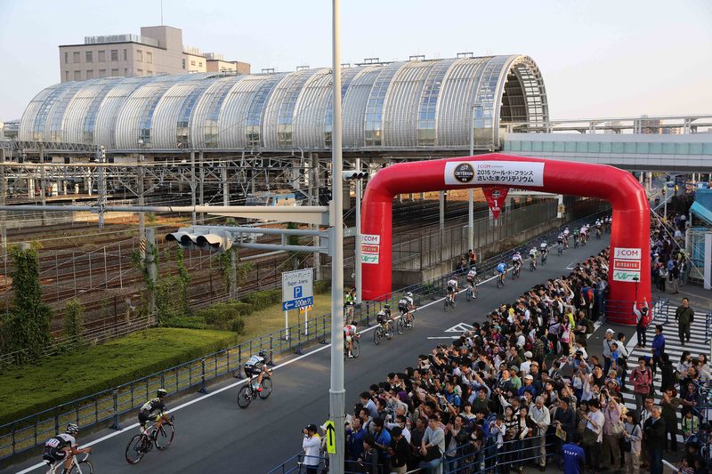 Saitama Criterium - Cycling: 3rd Tour de France Saitama Criterium 2015
Illustration Illustratie / Saitama City ville Stad / Peleton Peloton / Landscape Paysage Landschap / Public Publiek Spectators / Fans Supporters / 
Saitama-Saitama (60km)/ (c) Tim De Waele