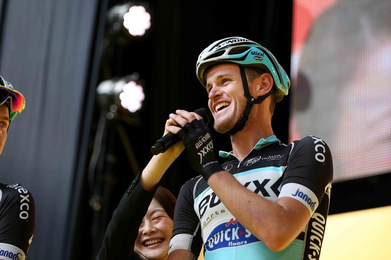Saitama Criterium - Cycling: 3rd Tour de France Saitama Criterium 2015
Team Presentation/ Seibu Dome/ Team ETIXX - QUICK STEP (BEL)/ Maxime BOUET (FRA)/ 
Saitama-Saitama (60km)/ (c) Tim De Waele