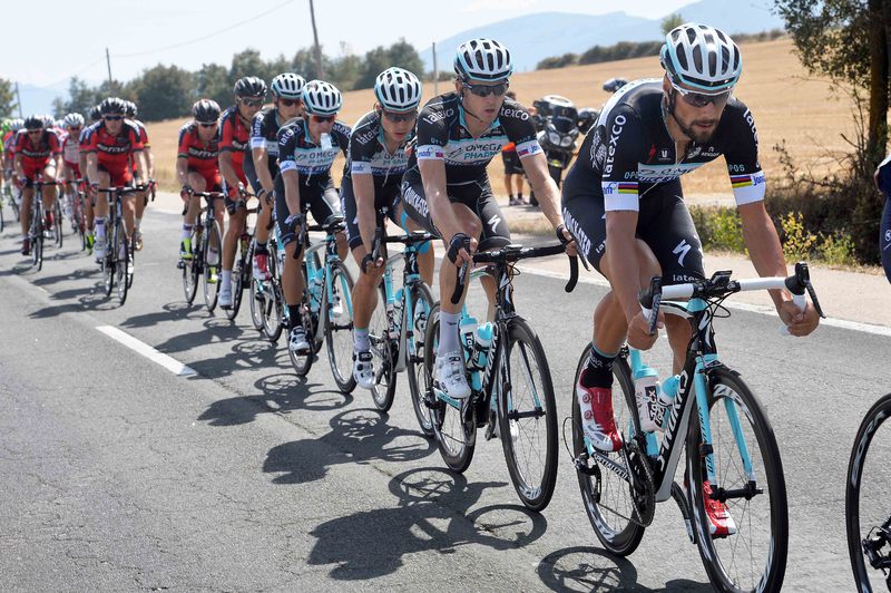 La Vuelta a España - stage 13 - Cycling: 69th Tour of Spain 2014 / Stage 13 
BOONEN Tom (BEL)/ VELITS Martin (SVK)/ MARTIN Tony (GER)/ 
Belorado - Obregon Parque De Cabarceno 170m (188,7Km)/ 
Vuelta Tour d'Espagne Ronde van Spanje / Etape Rit /(c) Tim De Waele