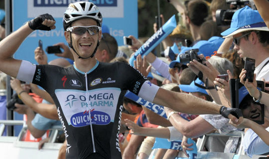 Tour of Britain: Julien Vermote soleert naar ritzege 