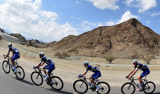 Smooth day for the team in Oman